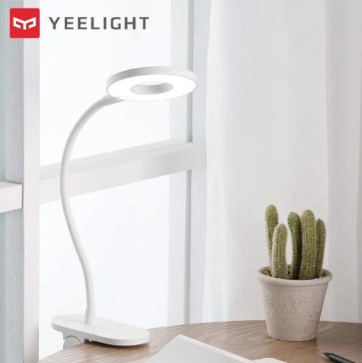 Csfhtech Yeelight LED Desk Lamp Clip-On Night Light USB Rechargeable 5W 360 Degrees Adjustable Dimming Reading Lamp For Bedroom
