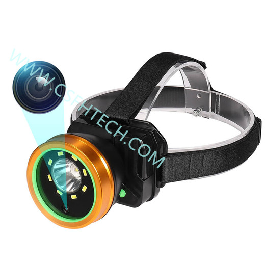 Csfhtech  Globleseller LED Headband Camera Light Lighting Camera Outdoor Night Vision Body Camera Mine Patrol Enforcement Sports Camera