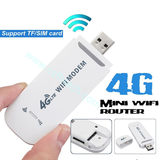 Csfhtech 3G 4G GSM UMTS Lte Usb Wifi Modem Dongle Car Router Network Adaptor With Sim Card Slot