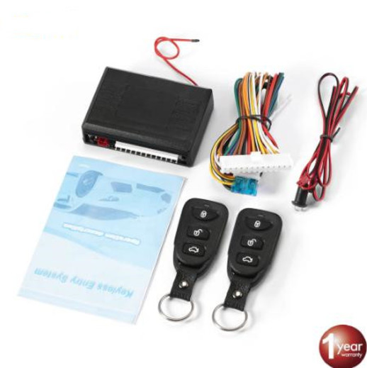 csfhtech Car Remote Central Door Lock Keyless System Remote Control Car Alarm Systems Central Locking withAuto Remote Central Kit