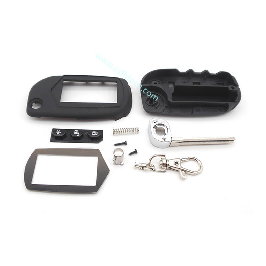 csfhtech Key Case Keychain for Starline A91 A61 B9 B6 uncut blade fob case cover A91 folding car flip Remote Control