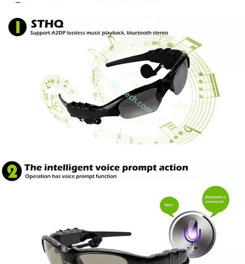 csfhtech 5.0 headset phone driving sunglasses MP3 riding glasses colored sunglasses sports stereo wireless Bluetooth
