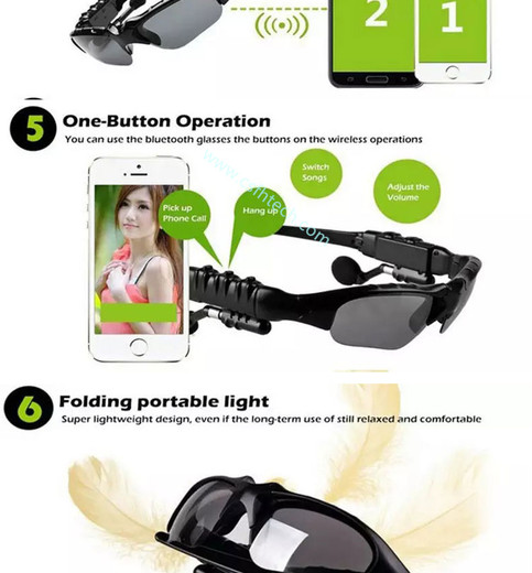 csfhtech 5.0 headset phone driving sunglasses MP3 riding glasses colored sunglasses sports stereo wireless Bluetooth