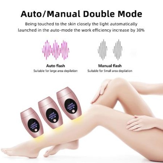 csfhtech Hair Removal 600000 Flash Professional Ipl Hair Removal Home Use Epilator LCD Pulsed Light Mini Portable Laser Hair Removal