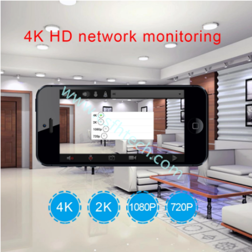 Csfhtech 4K Mini Camera WiFi Smart Wireless Camcorder IP Hotspot HD Night Vision Video Micro Small Cam Motion Detection 