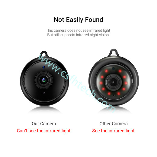  Csfhtech Mini Wifi IP Camera HD 1080P Wireless Indoor Camera Nightvision Two Way Audio Motion Detection Baby Monitor V380