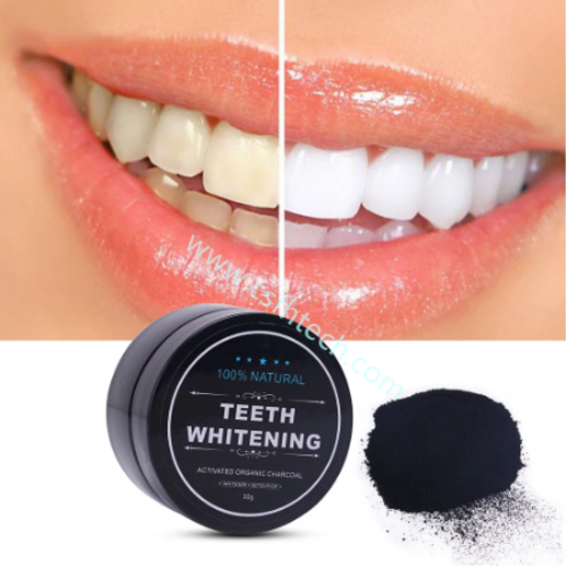 Csfhtech 2020 Activated Carbon Powder Teeth Cleaning Coconut Shell Tooth Powder Bamboo Charcoal Whitening Powder Personal Care