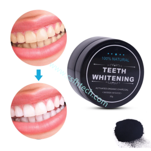 Csfhtech 2020 Activated Carbon Powder Teeth Cleaning Coconut Shell Tooth Powder Bamboo Charcoal Whitening Powder Personal Care