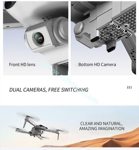 Mini F3 drone 4K 5G WiFi live video FPV quadrotor flight 25 minutes rc distance 500m drone HD wide-angle dual camera