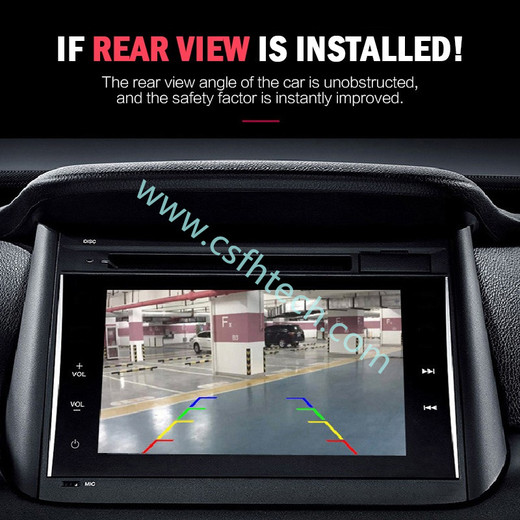  Csfhtech  170  degree Car Rear View Camera Night Vision 12V Backup Parking Reverse Vehicle Camera IP68 Waterproof 170 Wide Angle HD Color Image