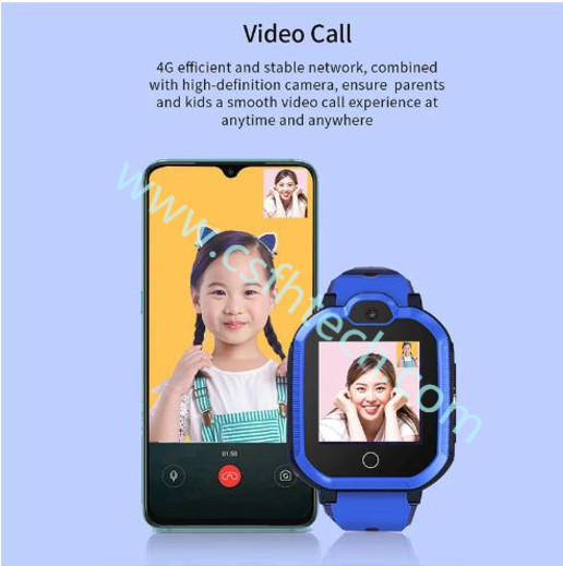 csfhtech S6 Kids Smart Watch Waterproof 4G GPS WIFI LBS Tracker Phone Watch SOS Video Call for Children Anti Lost Monitor Baby SmartWatch