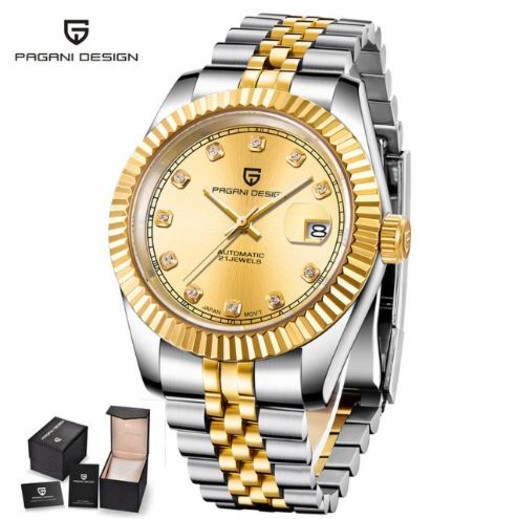 csfhtech PAGANI Design 2021 New Mens Watches Top Brand Luxury Watch Men Automatic Mechanical Watch Men Waterproof Clock Relogio Masculino