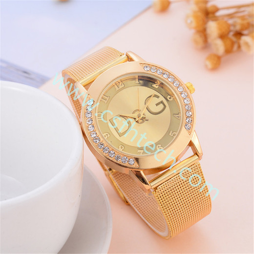 Csfhtech 2021 new European fashion popular style women luxury watch brand Quartz watches steel watches