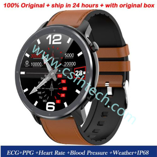 Csfhtech  2021 L11 Smart Watch Men ECG+PPG Heart Rate Blood Pressure Monitor IP68 Waterproof Weather Smartwatch watches
