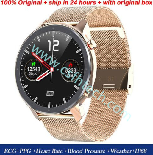 Csfhtech  2021 L11 Smart Watch Men ECG+PPG Heart Rate Blood Pressure Monitor IP68 Waterproof Weather Smartwatch watches