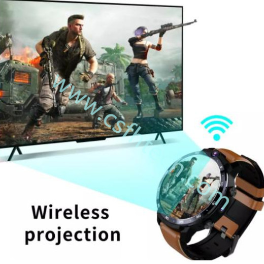 Csfhtech 2021  Smartwatch Men 1.6 Inch Dual Camera LTE 4G Smart Watch Android 7.1 4GB 64G Wireless Projection 900mAh Battery Smartwatch