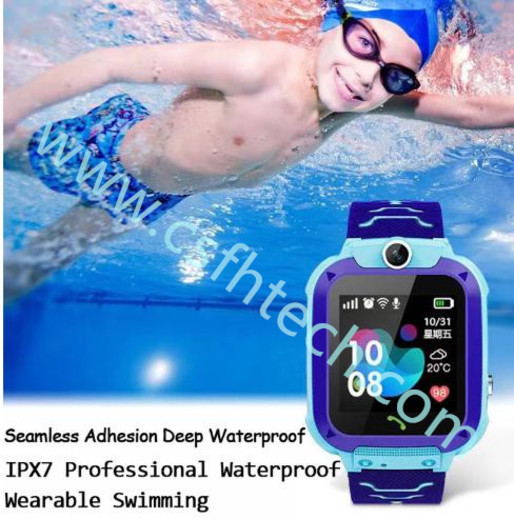 Csfhtech Q12 Waterproof Kids Smart Watch SOS Antil-lost Smartwatch Baby 2G SIM Card Clock Call Location Tracker Smartwatch PK Q50 Q90