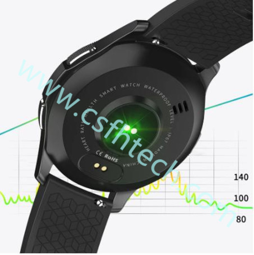 Csfhtech  W98 smartwatch heart rate movement bluetooth call music playback remind to measure immunity temperature bracelet
