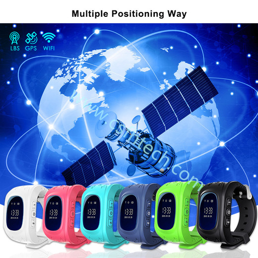 Csfhtech Globleseller Q50 Smart Watch Kids OLED Screen GPS WIFI Tracking SOS Alarm Anti-Lost Children Wristwatch Two way Talk IOS Android Kids Watch