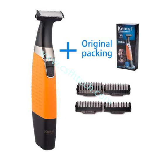 Csfhtech kemei rechargeable electric shaver beard shaver electric razor body trimmer men shaving machine hair trimmer face care