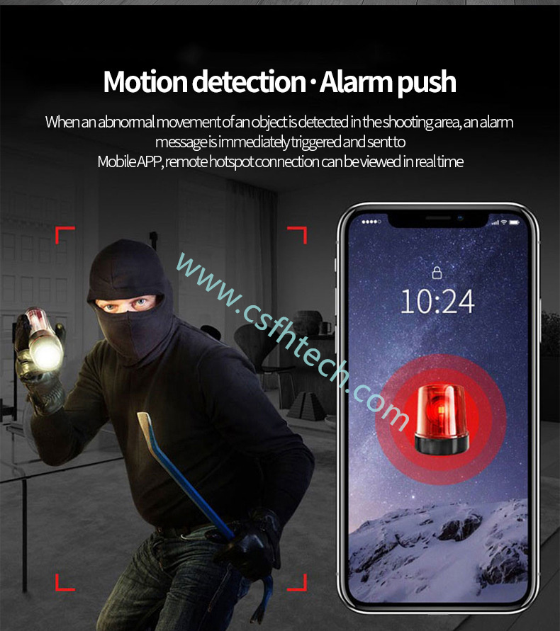 Csfhtech 1080P HD Wifi Mini Wireless Surveillance Camera IR Infrared Night Vision Motion Detection IP Camera Home Security Small Cam (7).jpg