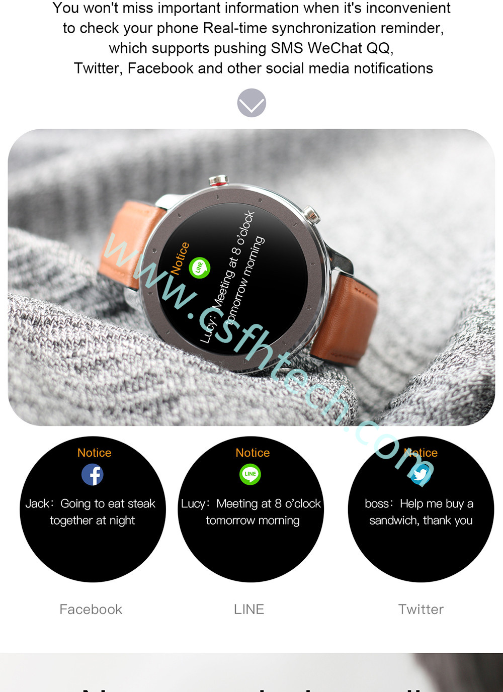 Csfhtech 1 2021 L11 Smart Watch Men ECG+PPG Heart Rate Blood Pressure Monitor IP68 Waterproof Weather Smartwatch watches (9).jpg