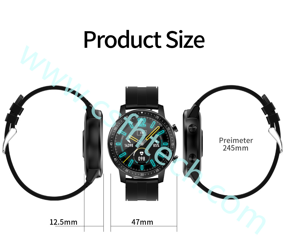 14 2021 Men Women Smart Watch S30 Heart Rate Sleep Fitness Tracker Calls SMS Reminder 360mAh Smartwatch for Android IOS.jpg