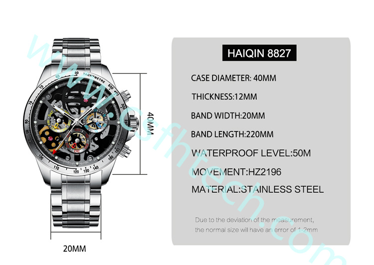 Csfhtech  DESIGN Mechanical For Men Watches 2020 Luxury Skeleton Watch Automatic Wristwatch Men Luminous Sport Waterproof Clock Man (4).jpg