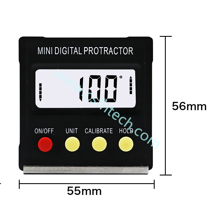 Csfhtech Best quality   360 Degree Mini Digital Protractor Inclinometer Electronic Level Box Magnetic Base Measuring Tools (4).jpg