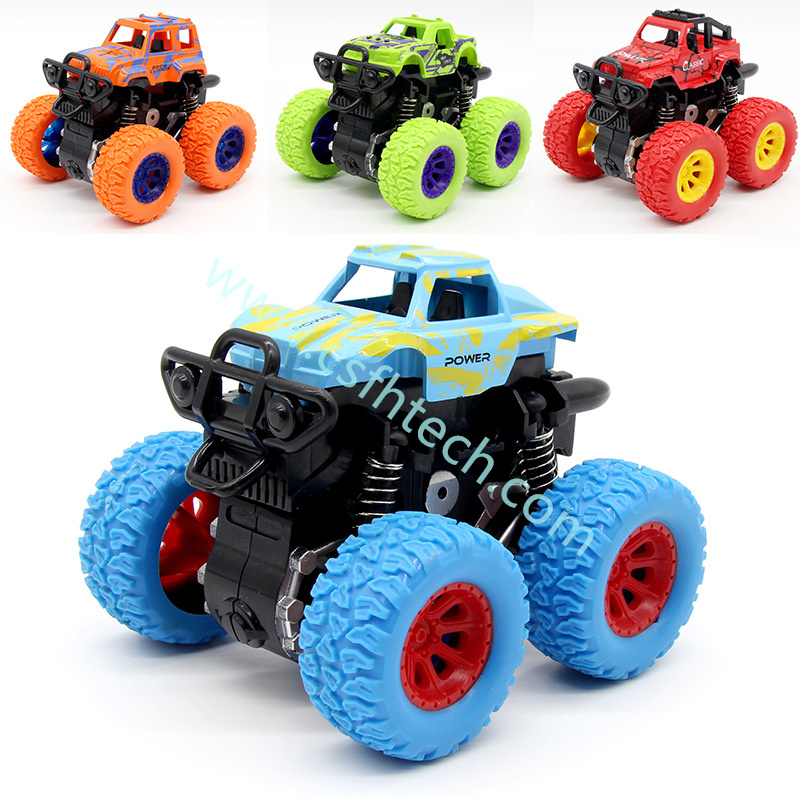Csfhtech Best Quality   Green Kids Truck Inertia SUV Friction Power Vehicles Baby Boys Super Blaze Car Children Gift Toy (3).jpg